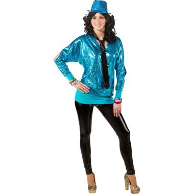 Costume maglia azzurra disco