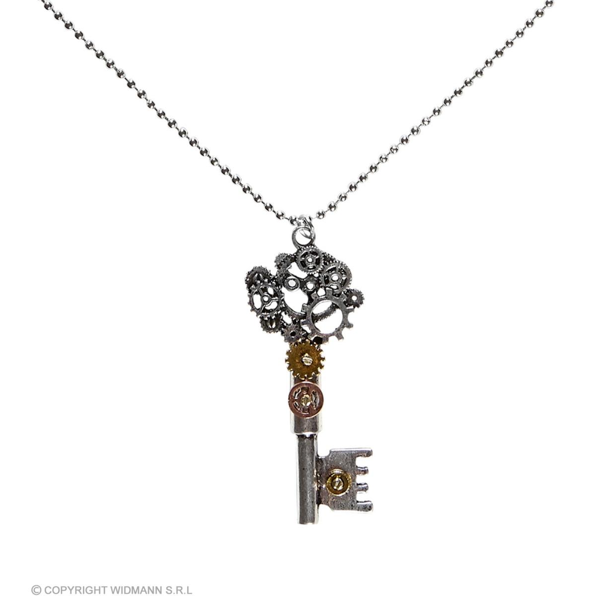 Collana steampunk chiave