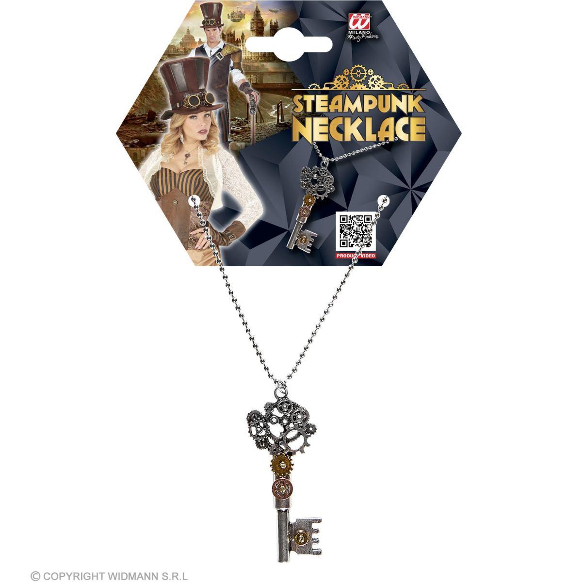 Collana steampunk chiave