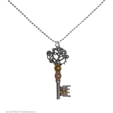 Collana steampunk chiave