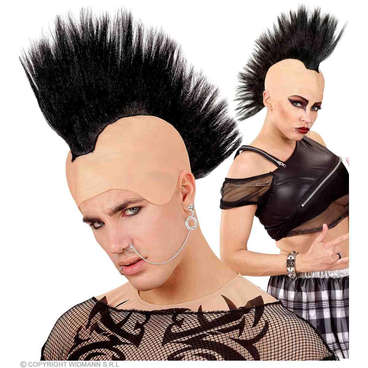Copricapo calotta cresta punk rock