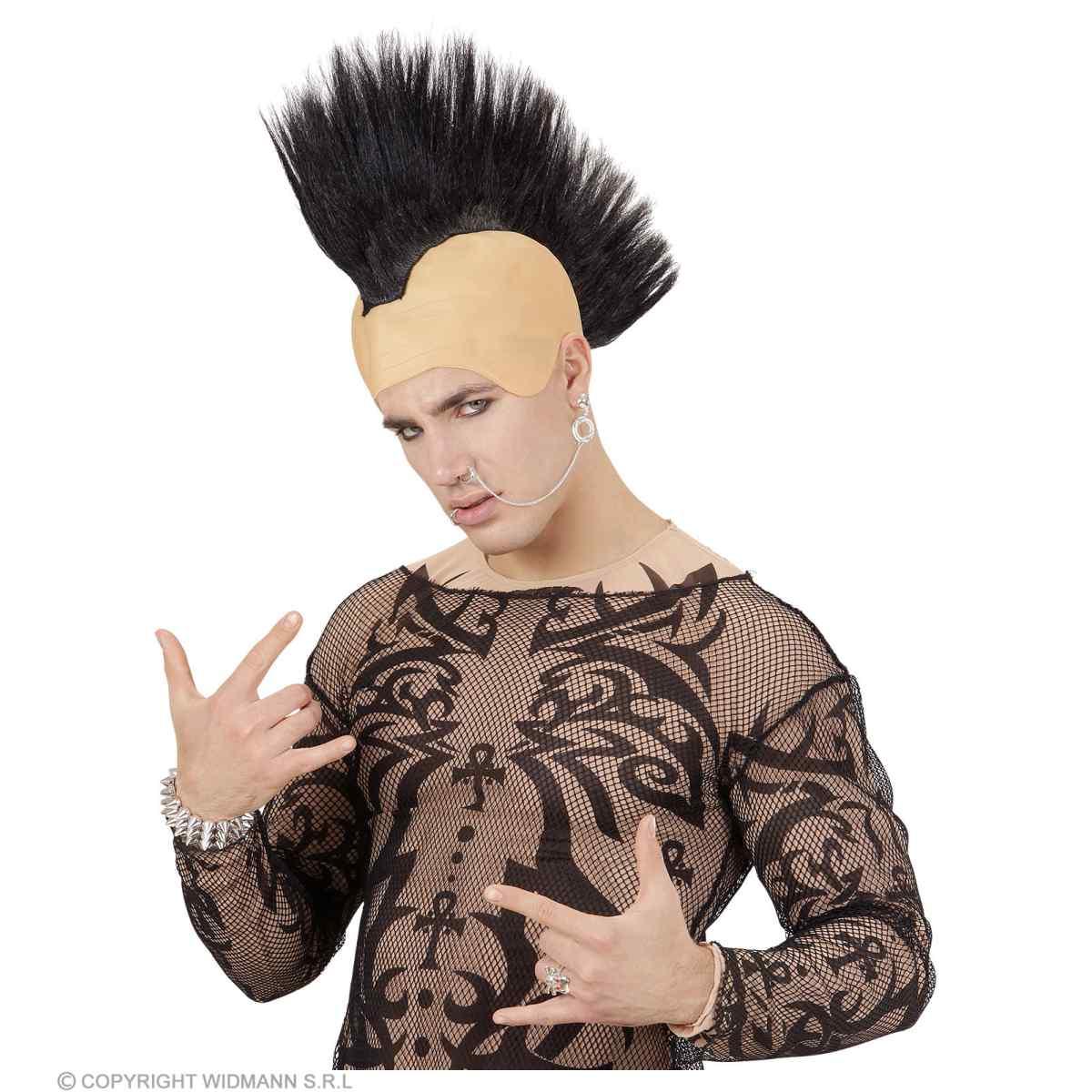 Copricapo calotta cresta punk rock