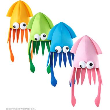 Cappello calamaro assortito 4 colori