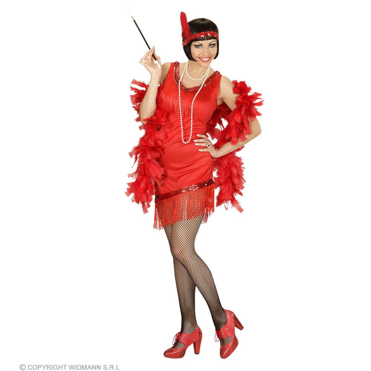 Costume charleston anni 20 rosso