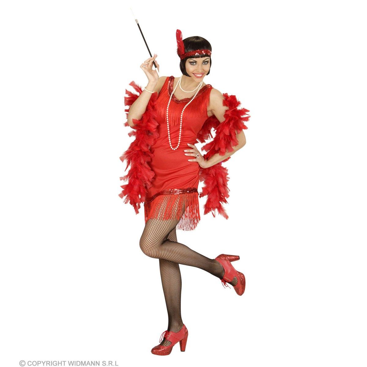 Costume charleston anni 20 rosso