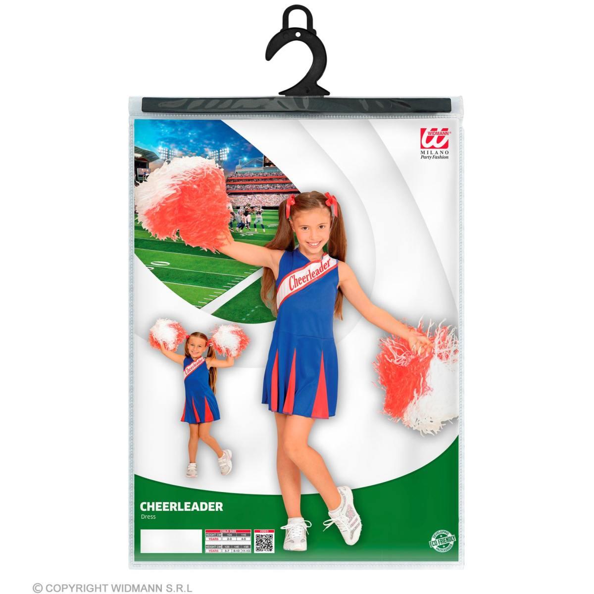 Costume cheerleader blu rosso