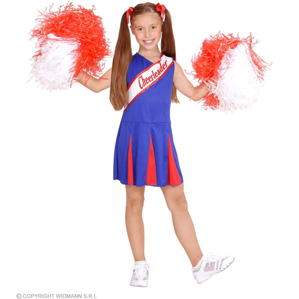 Costume cheerleader blu rosso
