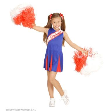 Costume cheerleader blu rosso