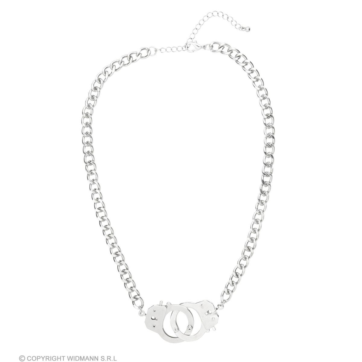 Collana manette metallo