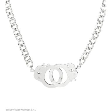 Collana manette metallo