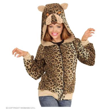 Giacca leopardo cappuccio