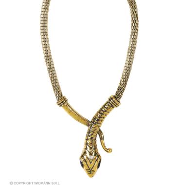 Collana metallo oro serpente