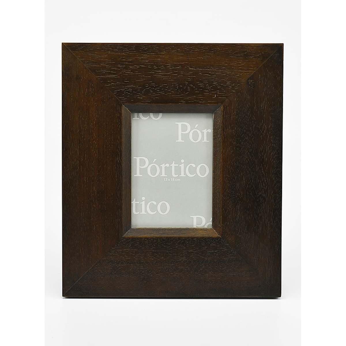 Cornice legno woo noce scuro modello w 13 x 18 cm