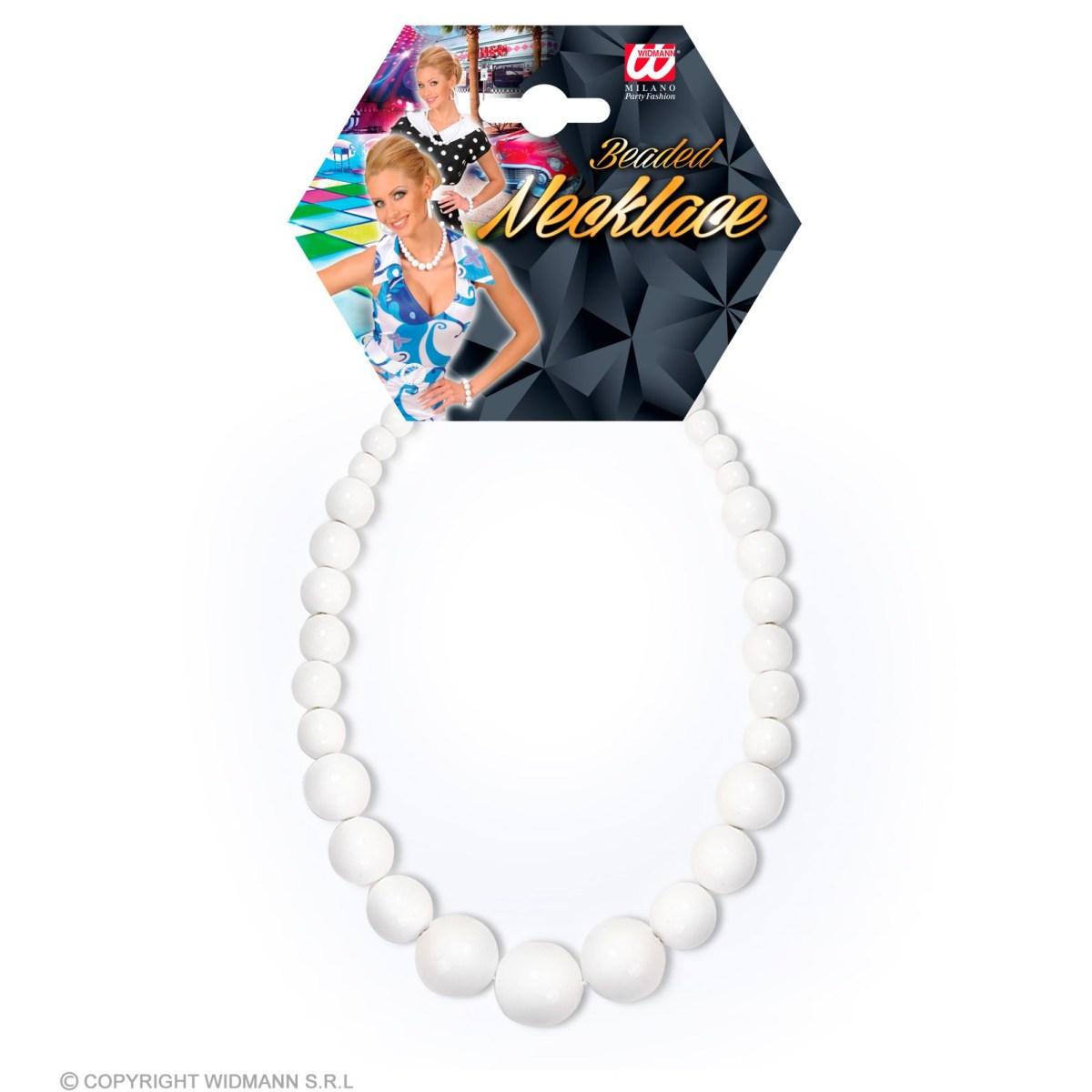 Collana perle bianca