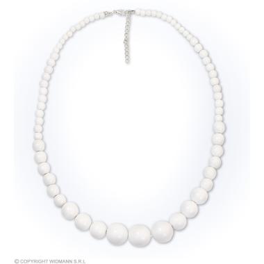 Collana perle bianca