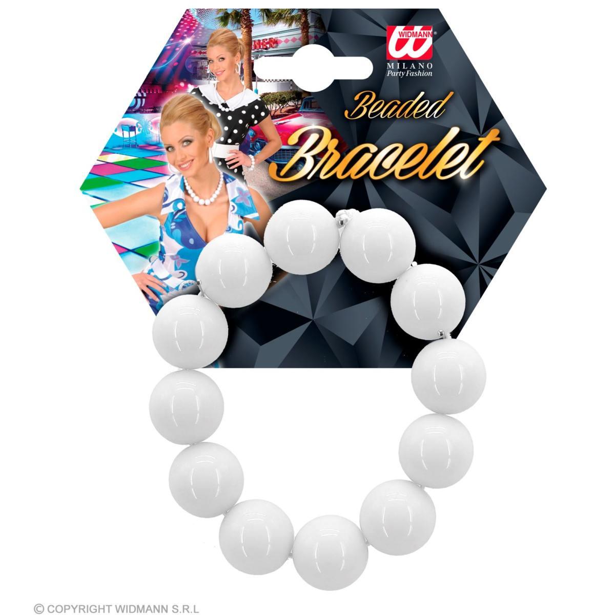 Bracciale perle bianco