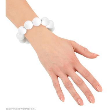 Bracciale perle bianco