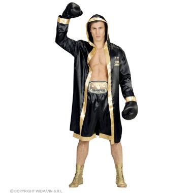 Costume pugile nero oro