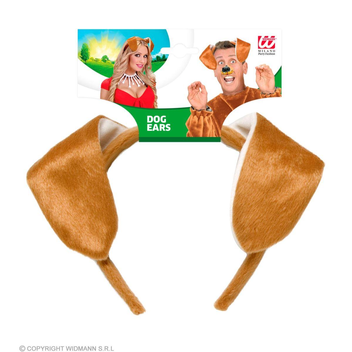 Cerchietto cane marrone orecchie