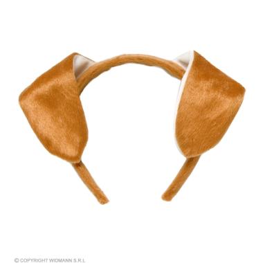 Cerchietto cane marrone orecchie