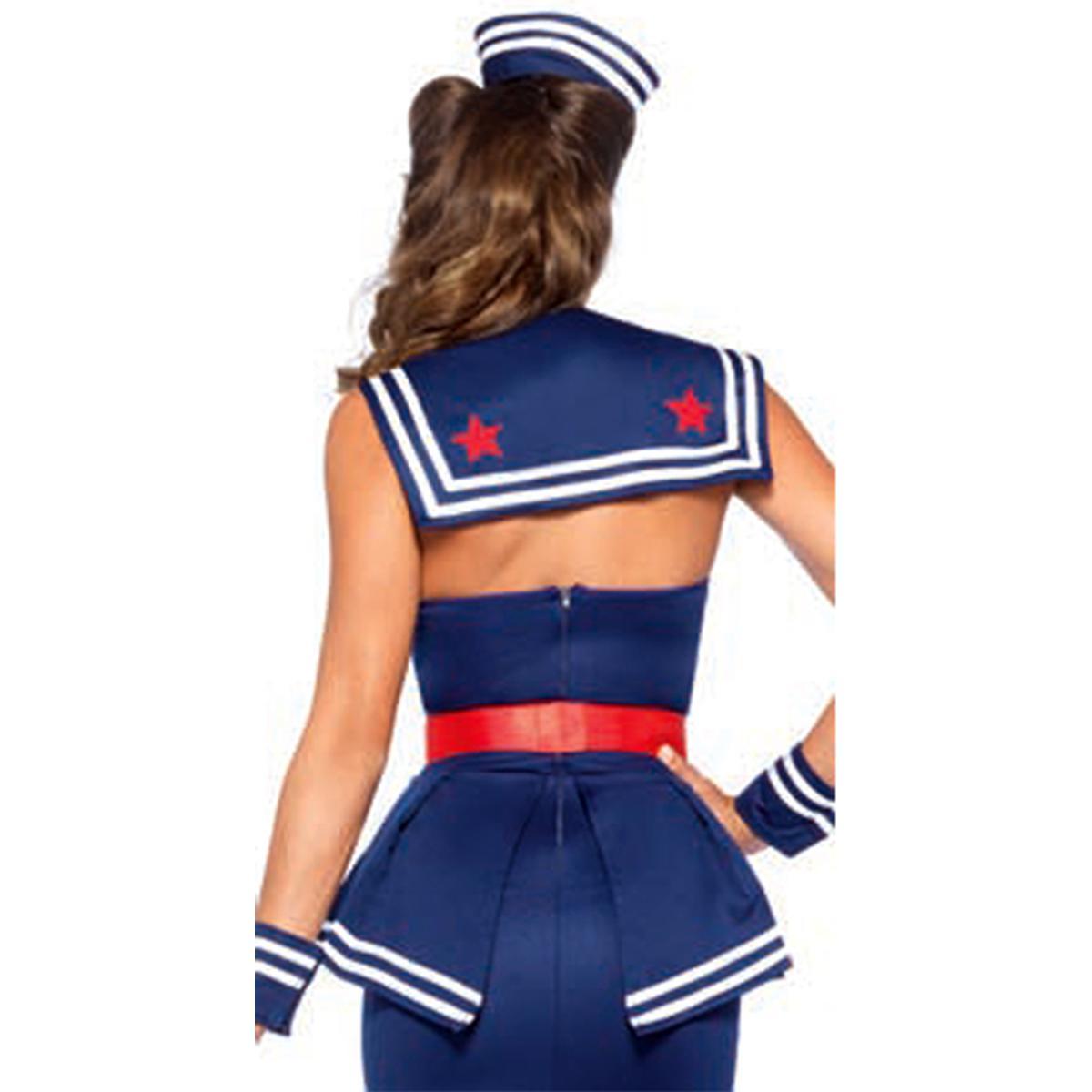 Costume marinaia blu cappello