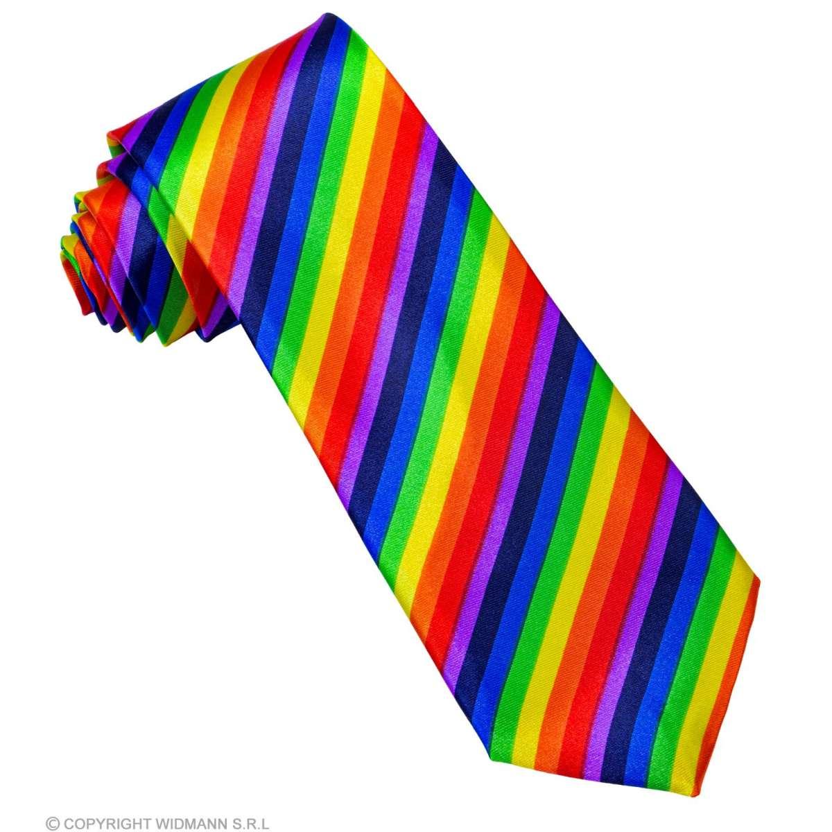 Cravatta righe arcobaleno