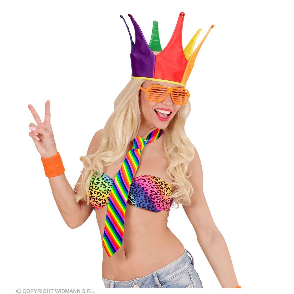 Cravatta righe arcobaleno