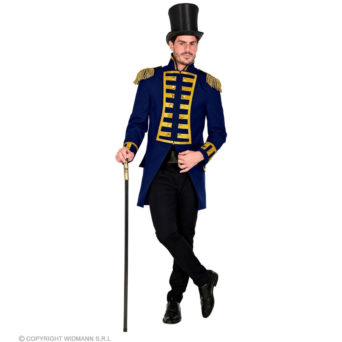 Giacca parata blu decori oro