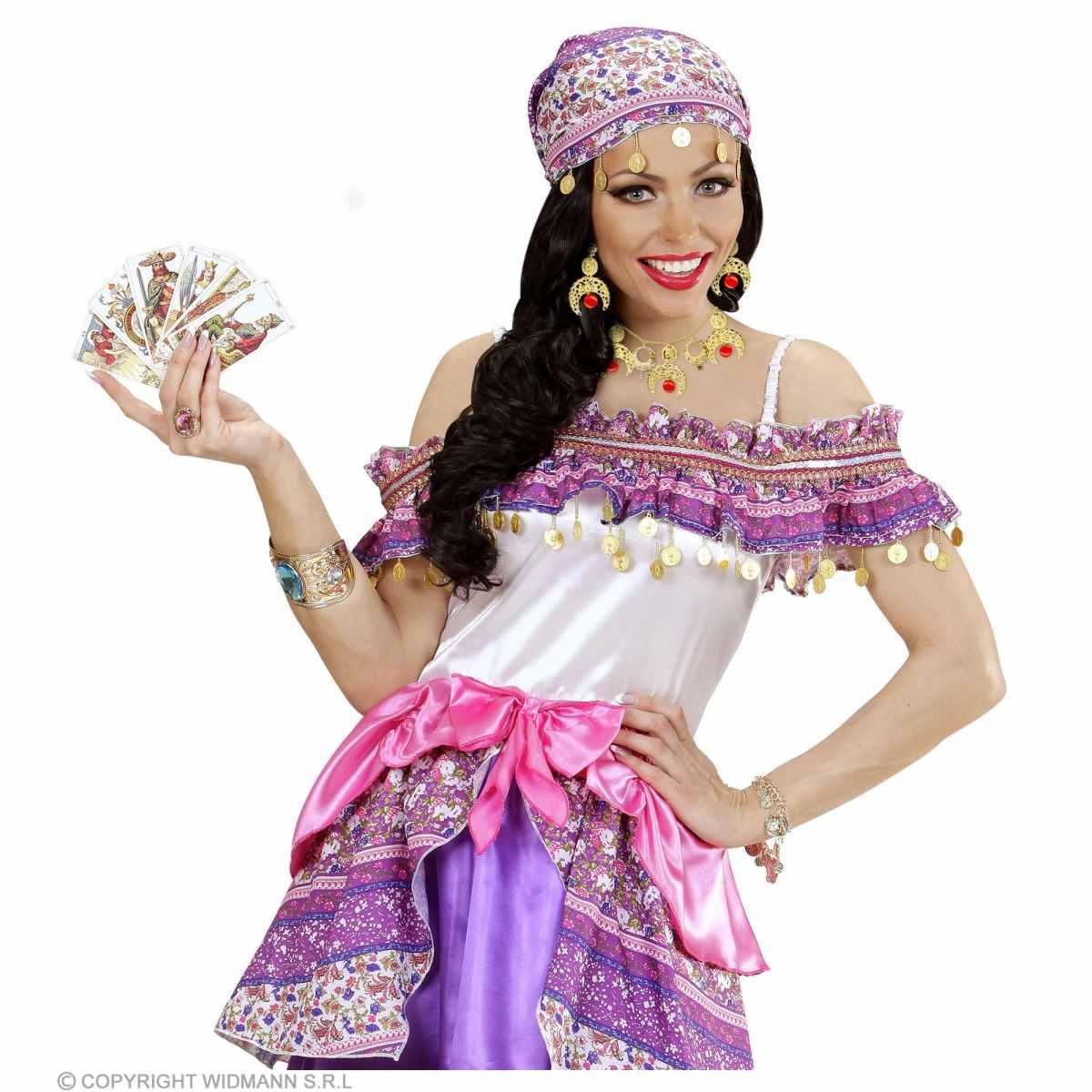 Collana gitana metallo oro on orecchini