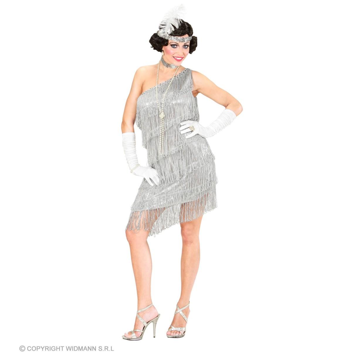Costume charleston argento