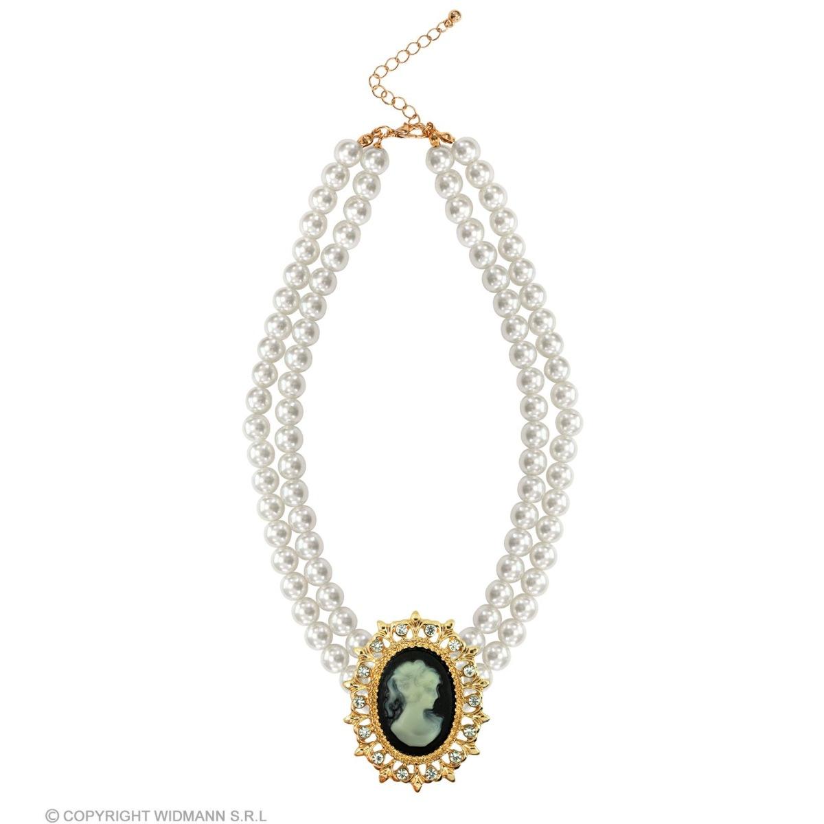 Collana perle cammeo