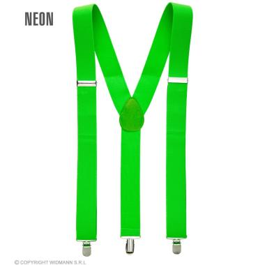Bretelle verdi fluo elasticizzate