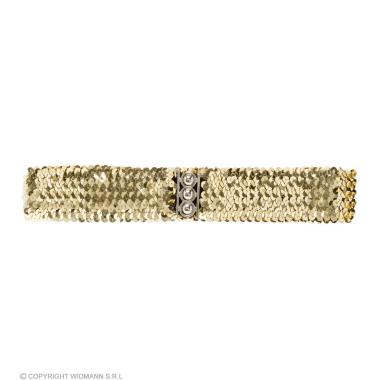 Cintura oro paillettes