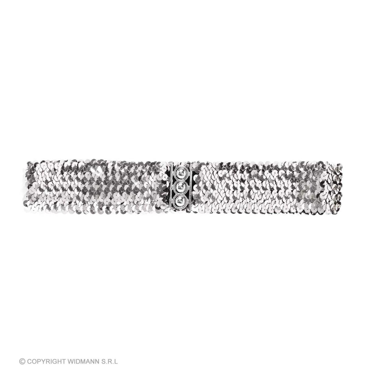 Cintura argento paillettes