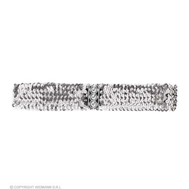 Cintura argento paillettes