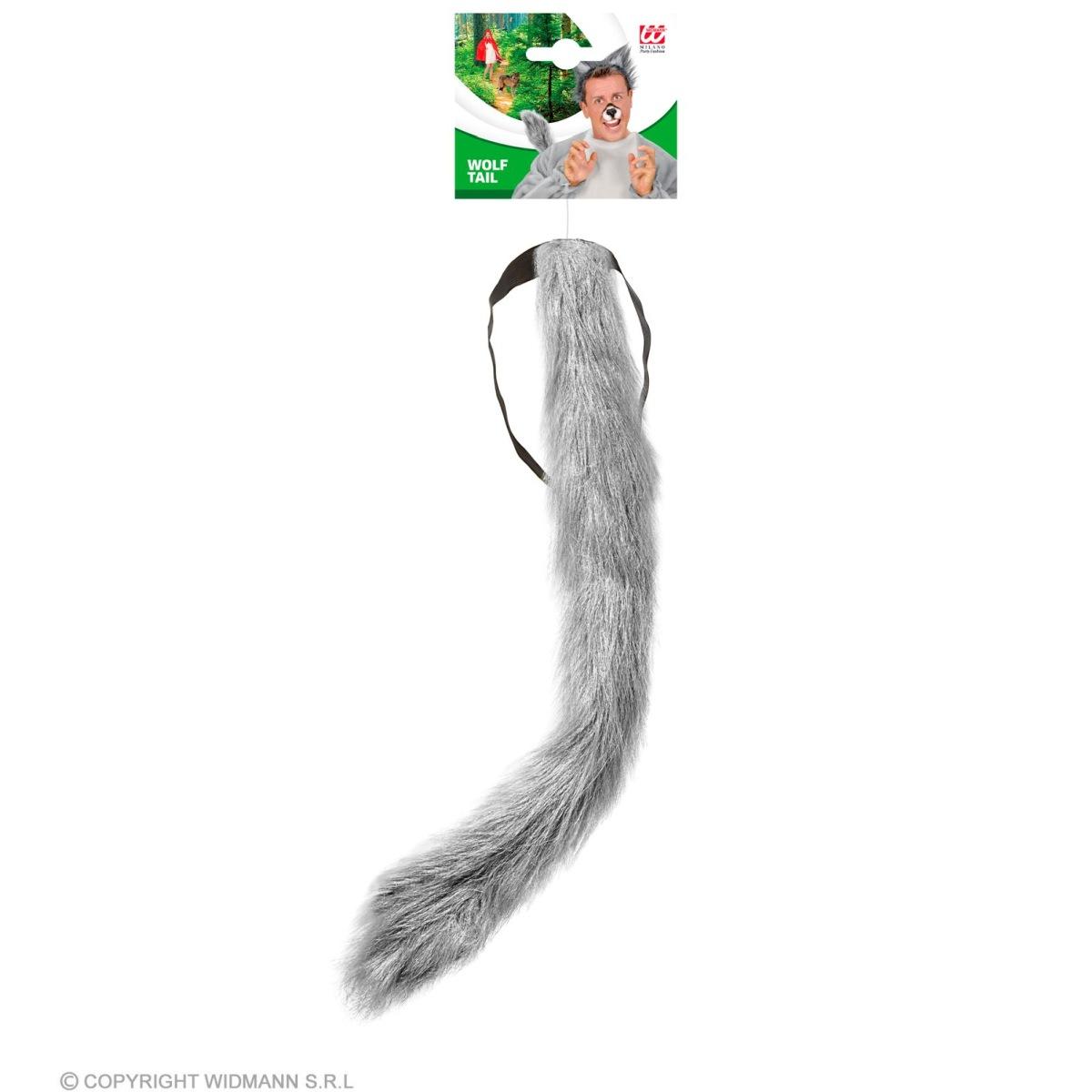 Coda lupo grigia peluches