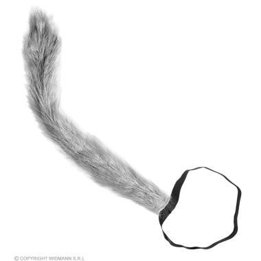 Coda lupo grigia peluches