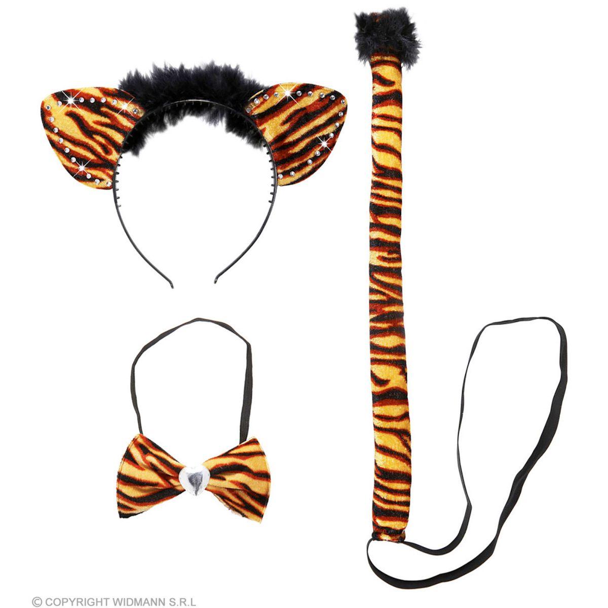 Tigre cerchietto papillon coda