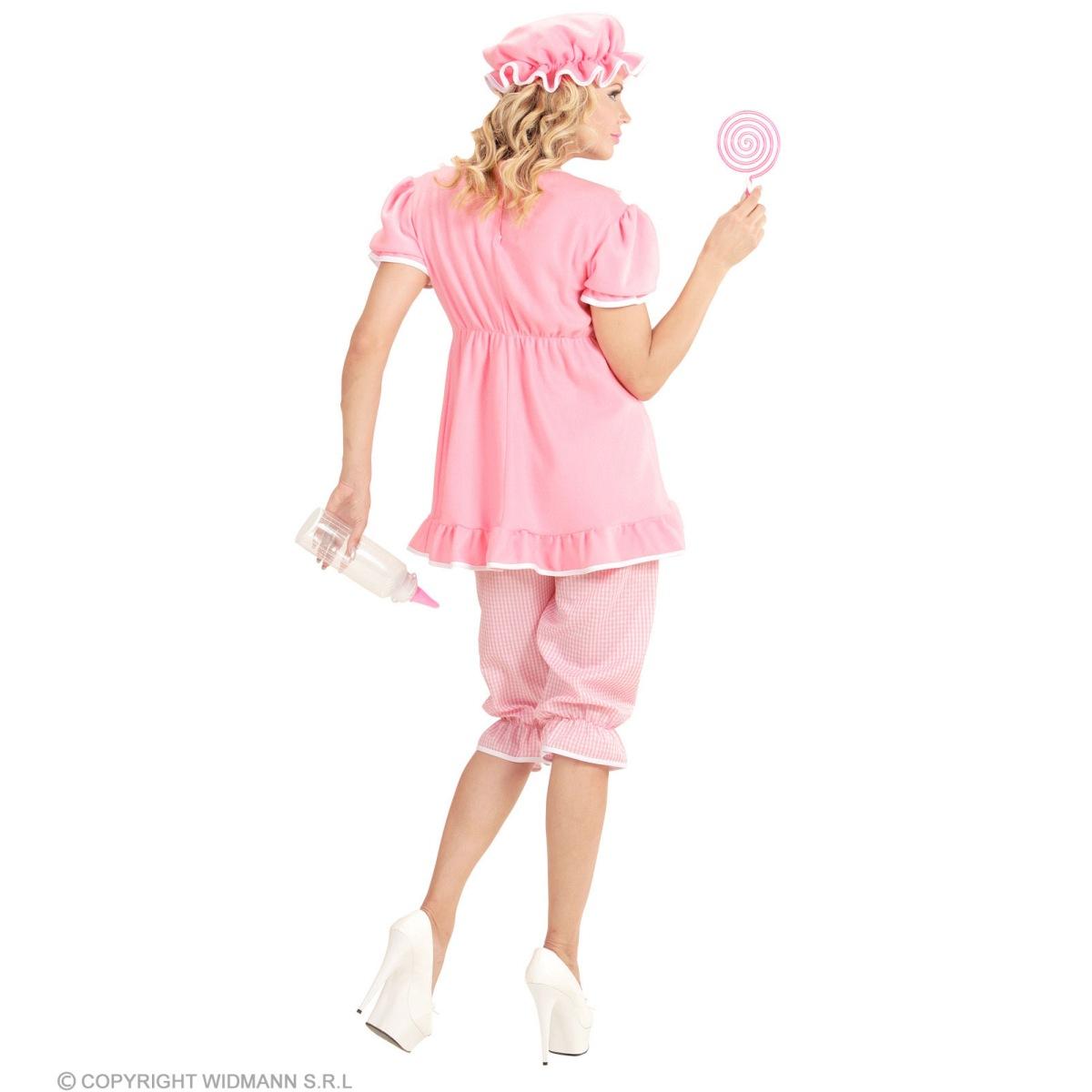 Costume bebè rosa