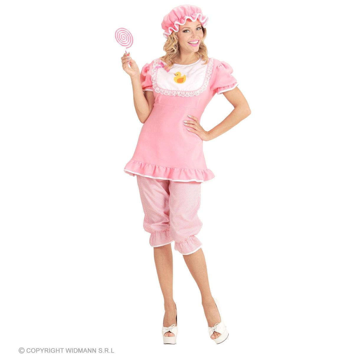 Costume bebè rosa