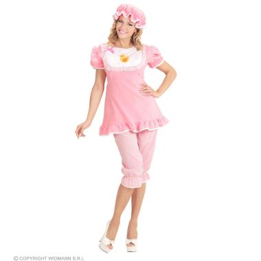 Costume bebè rosa