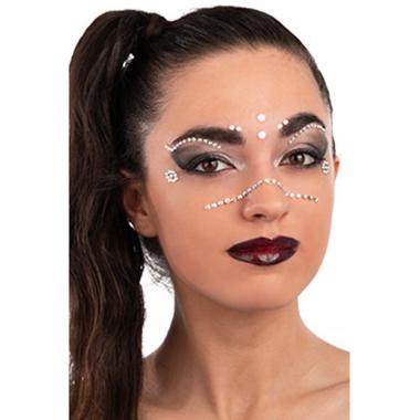 Trucco decorazioni adesive viso crystal perle