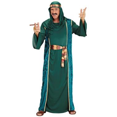 Costume arabo sceicco verde