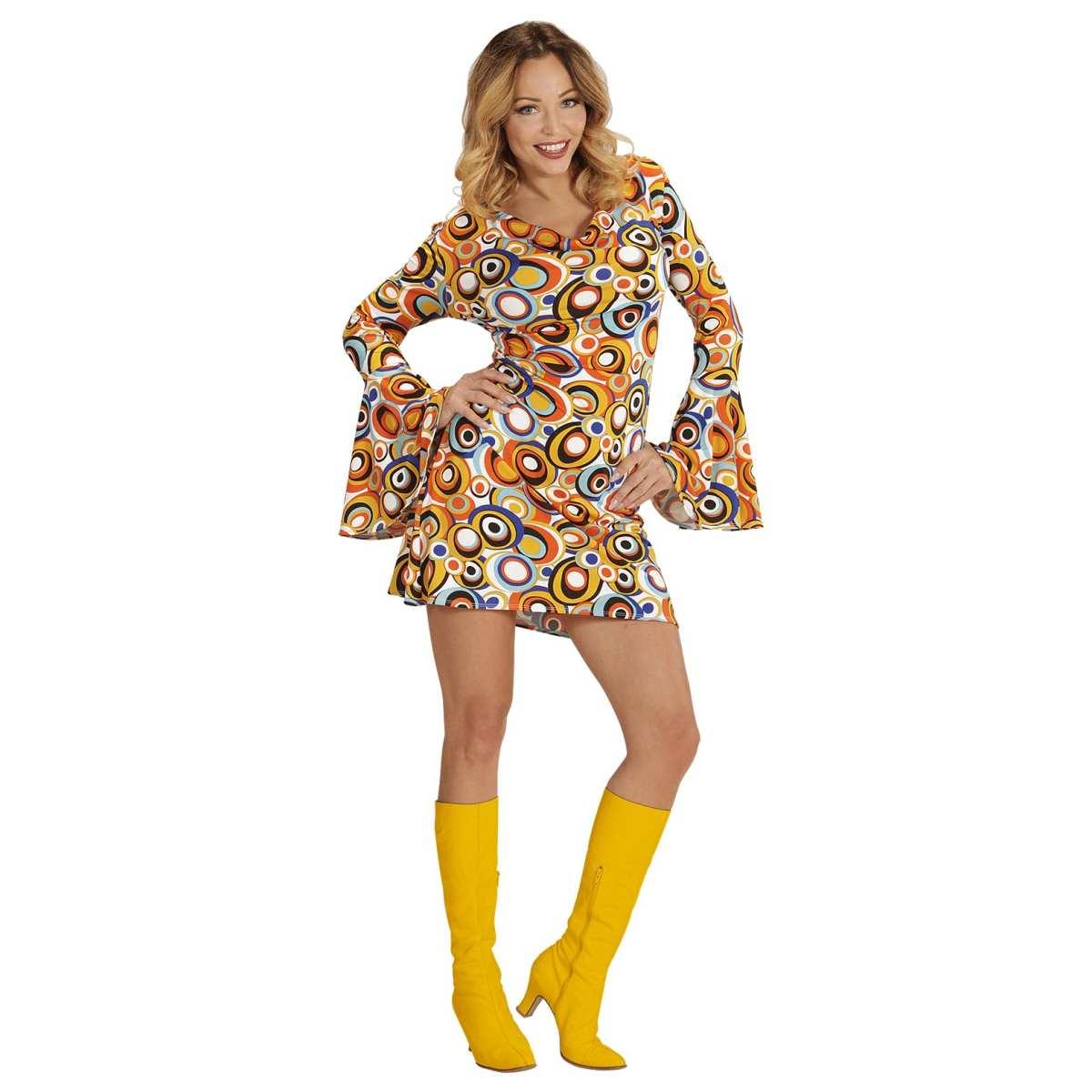Costume abito anni 70 80 giallo