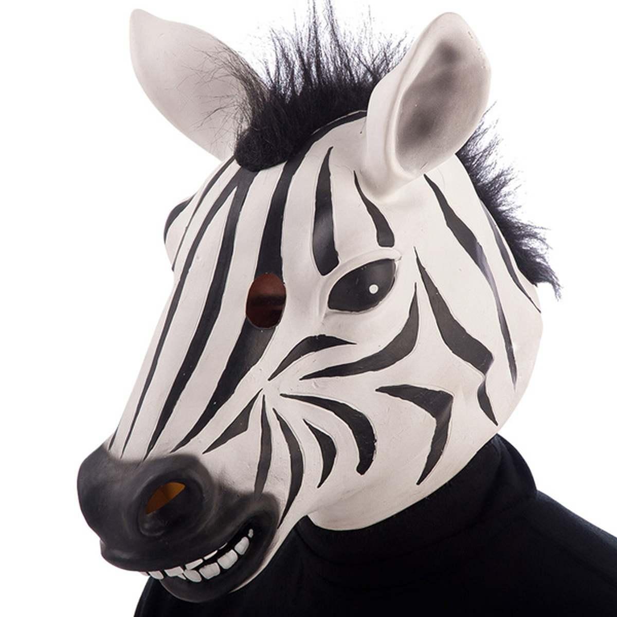 Maschera viso lattice zebra