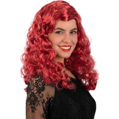 Parrucca rossa mossa