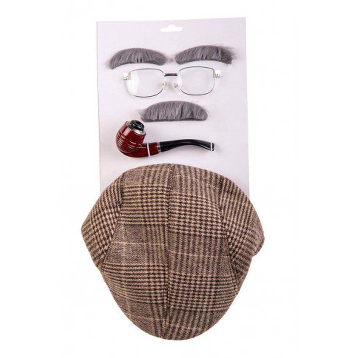 Cappello vecchietto occhiali accessori