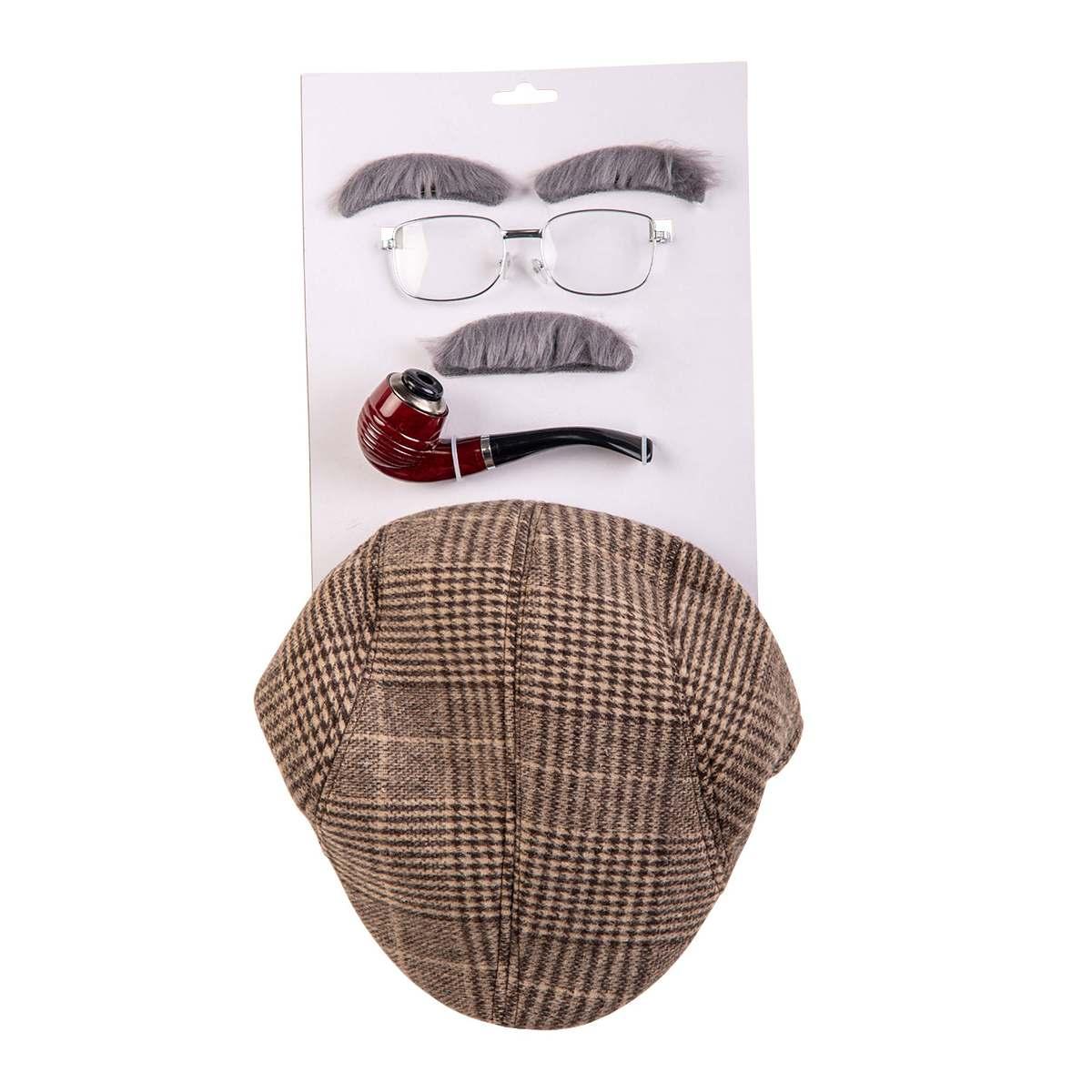 Cappello vecchietto occhiali accessori