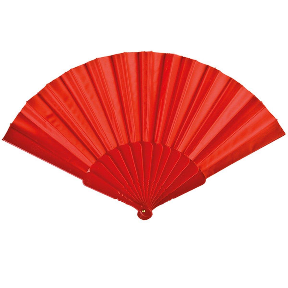 Ventaglio tessuto rosso