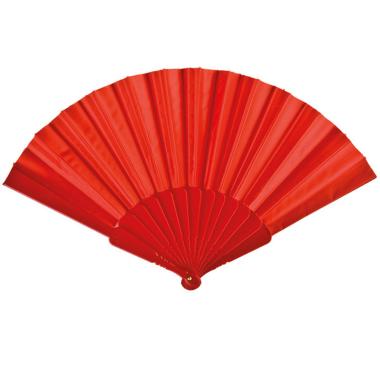 Ventaglio tessuto rosso